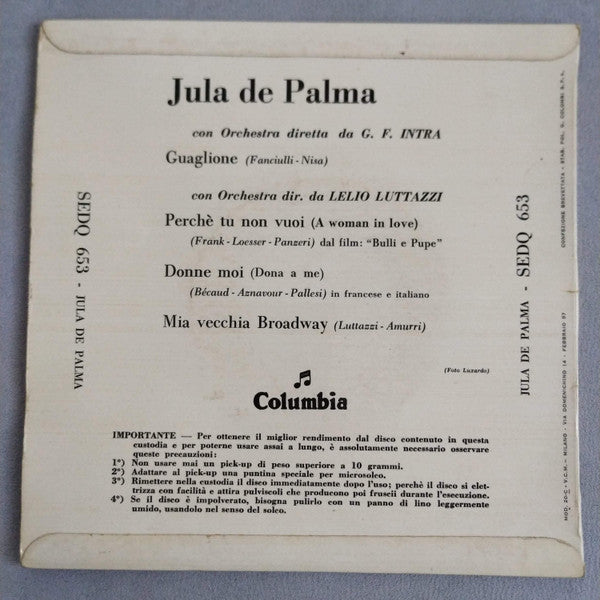 Jula De Palma : Guaglione (7")
