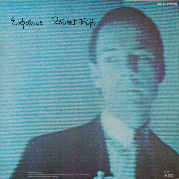 Robert Fripp : Exposure (LP, Album)