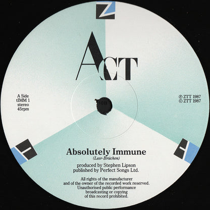 Act : Absolutely Immune (12", Single)