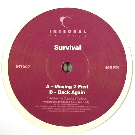 Survival (3) : Moving 2 Fast / Back Again (12")