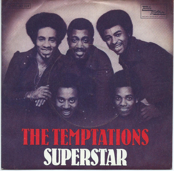 The Temptations : Superstar (7", Single, Mono)