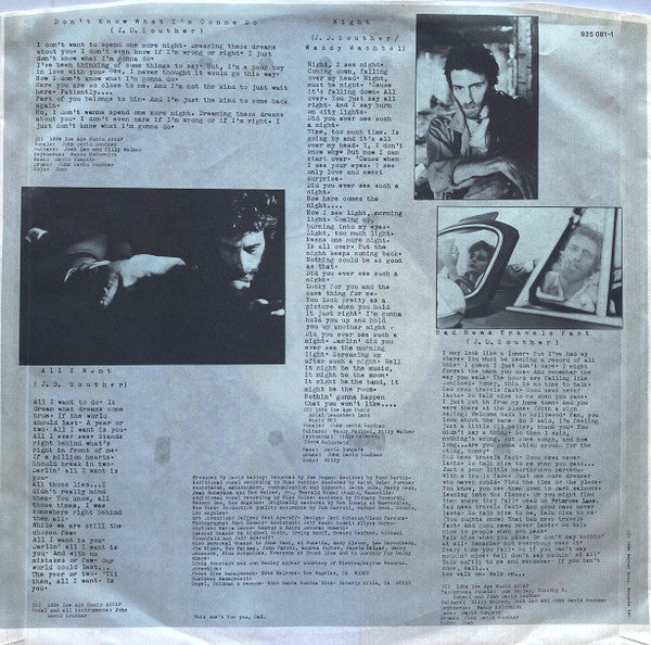 J.D. Souther* : Home By Dawn (LP, Album)