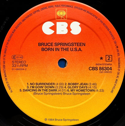 Bruce Springsteen : Born In The U.S.A. (LP, Album, Sun)
