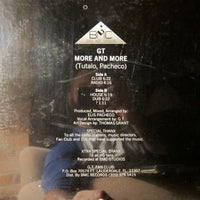 G.T. (2) : More And More (12")