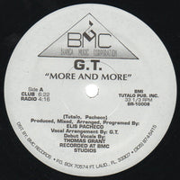 G.T. (2) : More And More (12")