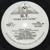 G.T. (2) : More And More (12")