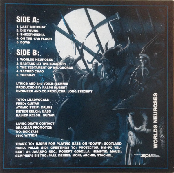 Living Death : Worlds Neuroses (LP, Album)