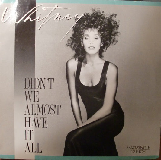Whitney Houston : Didn't We Almost Have It All (12", Maxi)