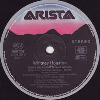 Whitney Houston : Didn't We Almost Have It All (12", Maxi)