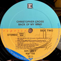 Christopher Cross : Back Of My Mind (LP, Album)