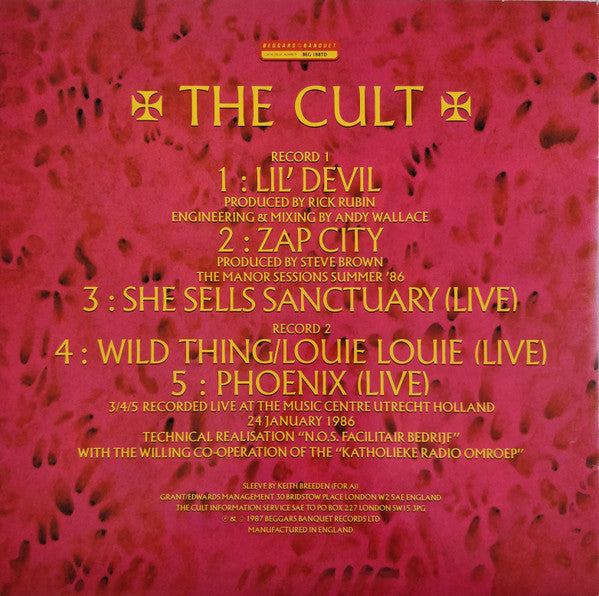 The Cult : Lil' Devil (2x12", Single)