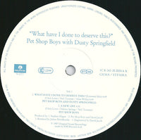 Pet Shop Boys With Dusty Springfield : What Have I Done To Deserve This? (12", Maxi)