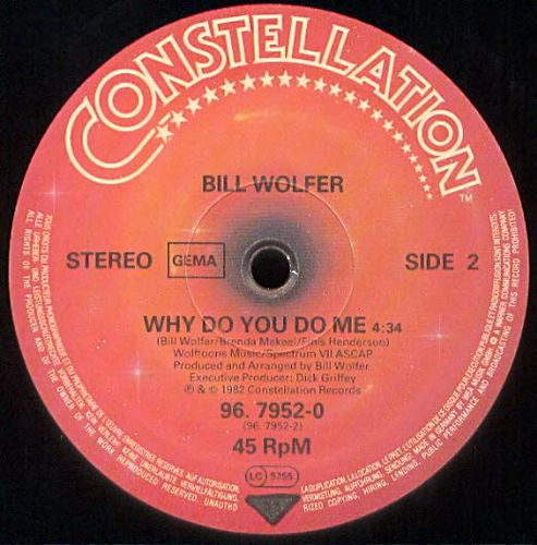 Wolf* : Papa Was A Rollin' Stone (12", Maxi, Ltd)
