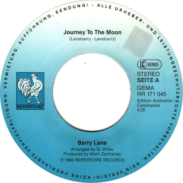 Barry Lane : Journey To The Moon (7")