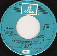 Wings (2) : Adios A La Noche (7", Single)
