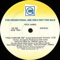 Rick James : You Turn Me On (12", Single, Promo)