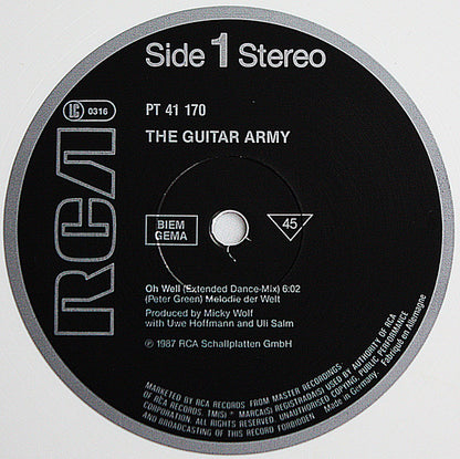 The Guitar Army : Oh Well (12", Maxi, Whi)