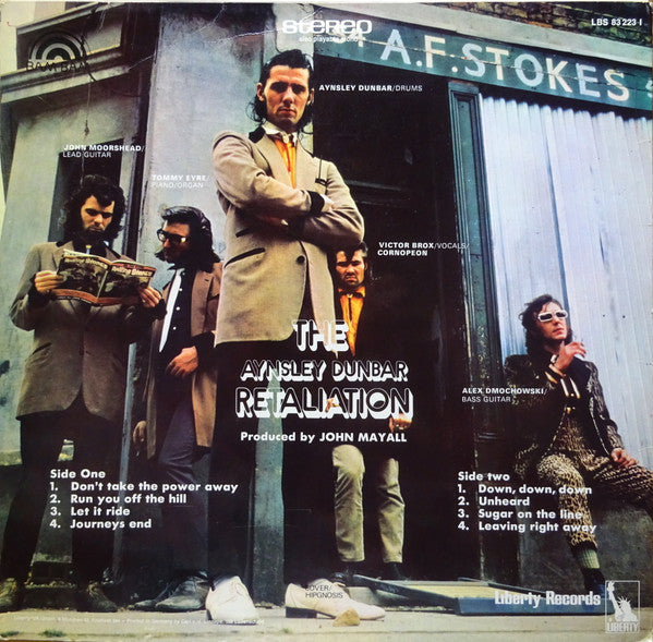 The Aynsley Dunbar Retaliation : To Mum, From Aynsley And The Boys (LP, Album)
