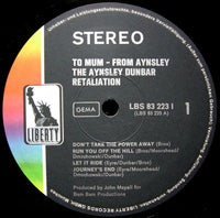 The Aynsley Dunbar Retaliation : To Mum, From Aynsley And The Boys (LP, Album)
