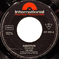 The Who : Substitute (7", Single, Mono)