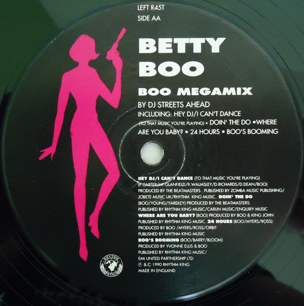 Betty Boo : 24 Hours (The Remixes) (12", S/Edition)