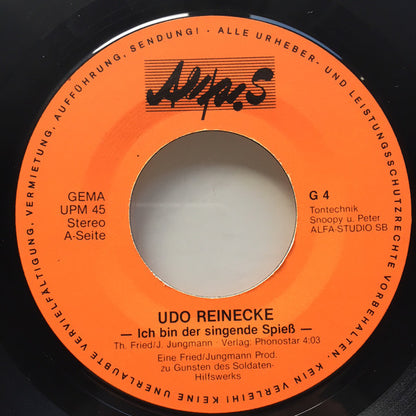 Udo Reinecke : Der Singende Spieß / Sommer (7")