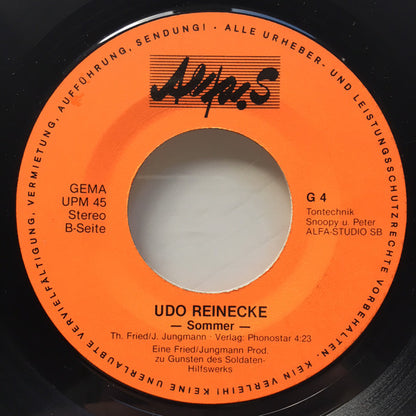 Udo Reinecke : Der Singende Spieß / Sommer (7")