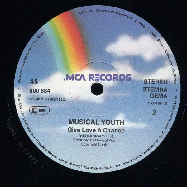 Musical Youth : Pass The Dutchie (12", Single)