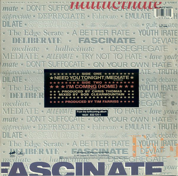 INXS : Need You Tonight / Mediate (12", Maxi)