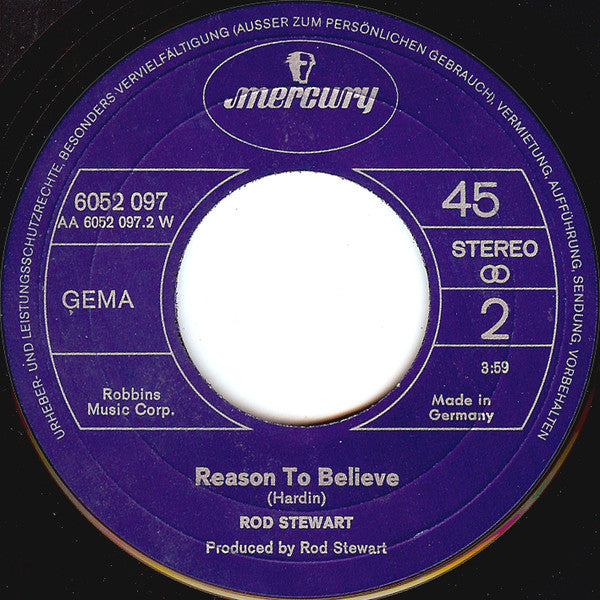 Rod Stewart : Maggie May (7", Single)