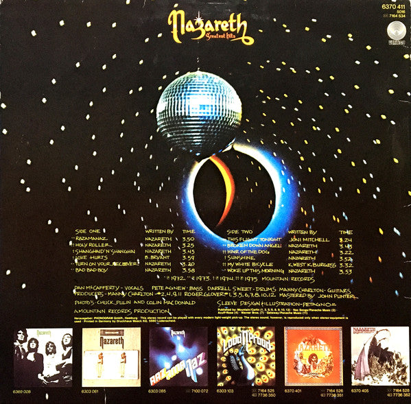 Nazareth (2) : Greatest Hits (LP, Comp)