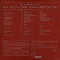 Schmetterlinge : Proletenpassion (Box + 3xLP, Album, Red)