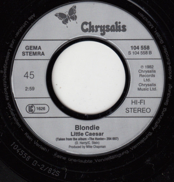 Blondie : War Child (7", Single)