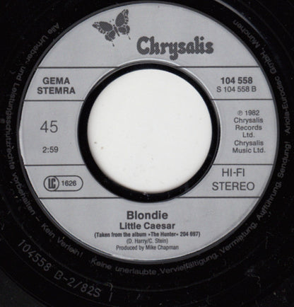 Blondie : War Child (7", Single)