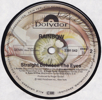 Rainbow : Straight Between The Eyes (LP, Album)