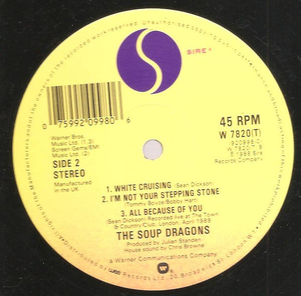 The Soup Dragons : Kingdom Chairs (12", Single, Orl)