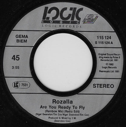 Rozalla : Are You Ready To Fly (7", Single)