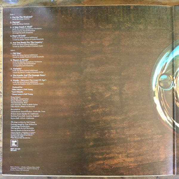 Neil Young : Harvest (LP, Album, Gat)