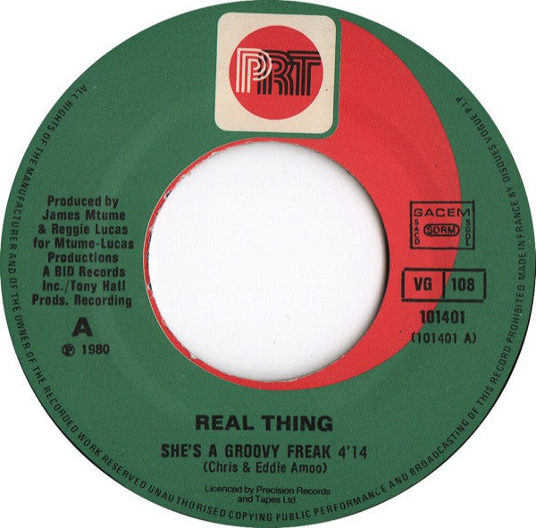 Real Thing* : She's A Groovy Freak (7")