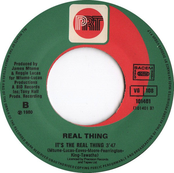 Real Thing* : She's A Groovy Freak (7")