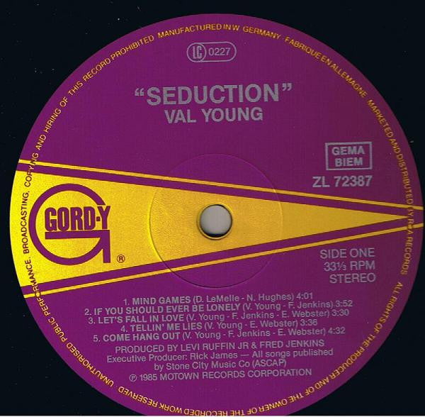 Val Young : Seduction (LP, Album)