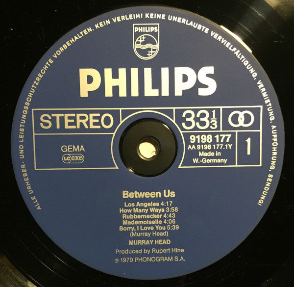 Murray Head : Between Us (LP, Album)