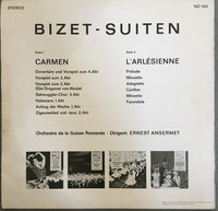 L'Orchestre De La Suisse Romande : Bizet-Suiten Carmen L'Arlésienne (LP)