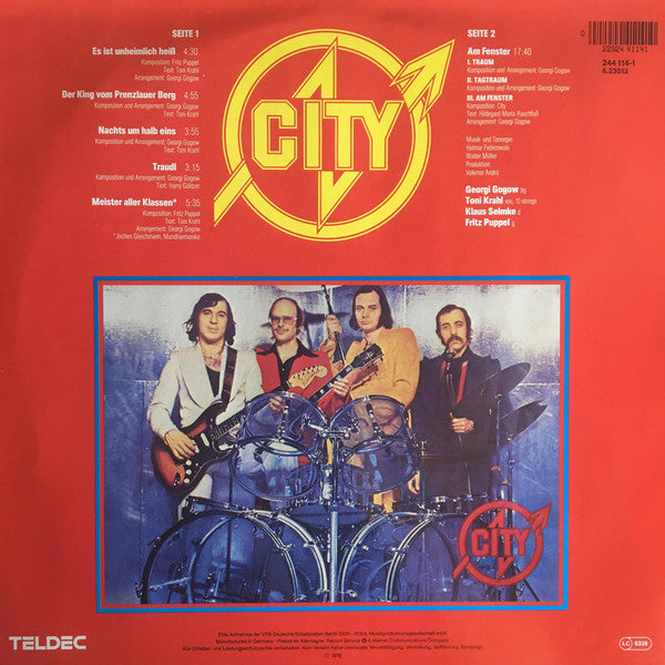 City (3) : City (LP, Album, RE)