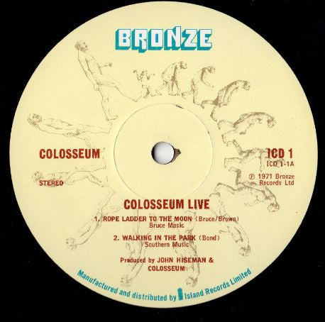 Colosseum : Colosseum Live (2xLP, Album, Gat)