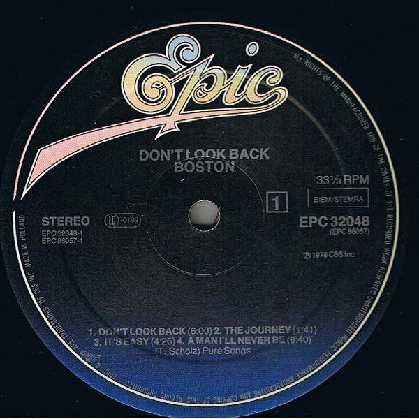 Boston : Don't Look Back (LP, Album, RE)