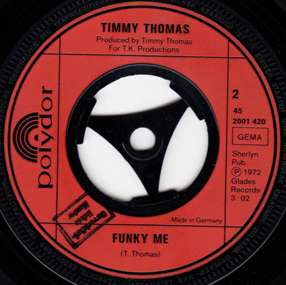 Timmy Thomas : Why Can't We Live Together (7", Single)