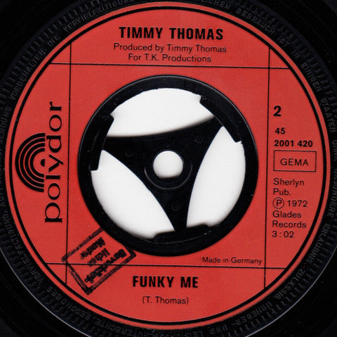 Timmy Thomas : Why Can't We Live Together (7", Single)