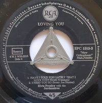 Elvis Presley And The Jordanaires : Loving You Vol. 3 (7", EP)