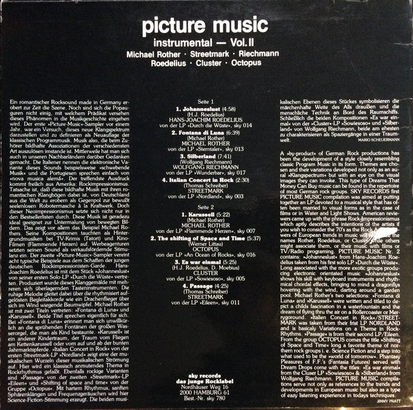 Various : Picture Music Instrumental - Vol. II (LP, Comp)